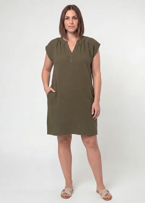 Minikleid aus reiner Baumwolle, bonprix