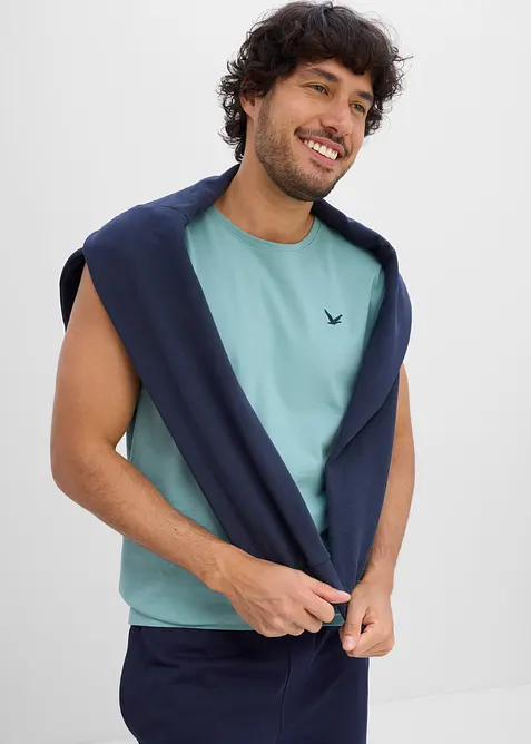 Muskelshirt aus reiner Bio-Baumwolle (2er-Pack), bonprix