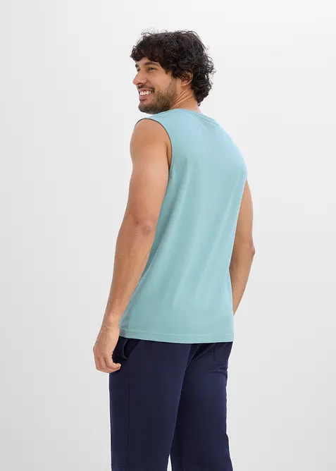 Muskelshirt aus reiner Bio-Baumwolle (2er-Pack), bonprix