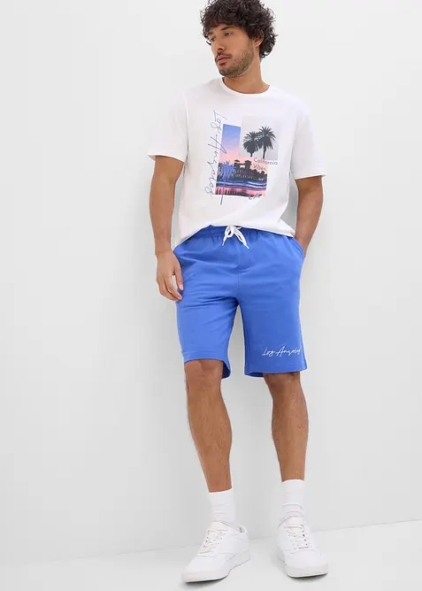 T-shirt et bermuda sweat 100% coton (ens. 2 pces), bonprix