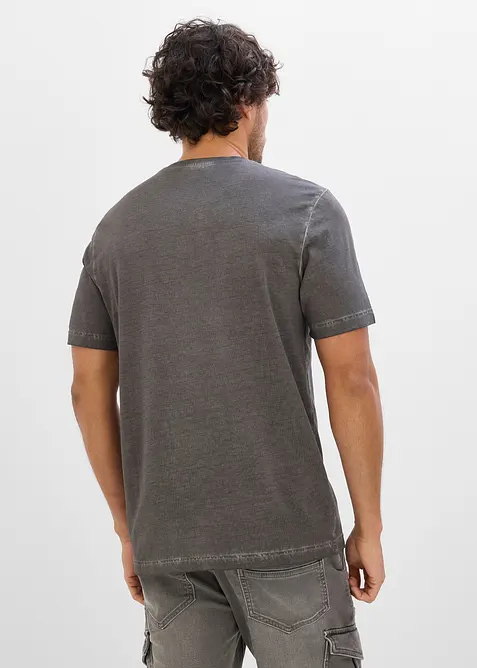 T-Shirt in gewaschener Optik aus reiner Bio-Baumwolle, bonprix