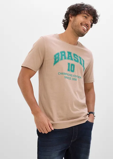 T-shirt Br&eacute;sil 100% coton, bonprix