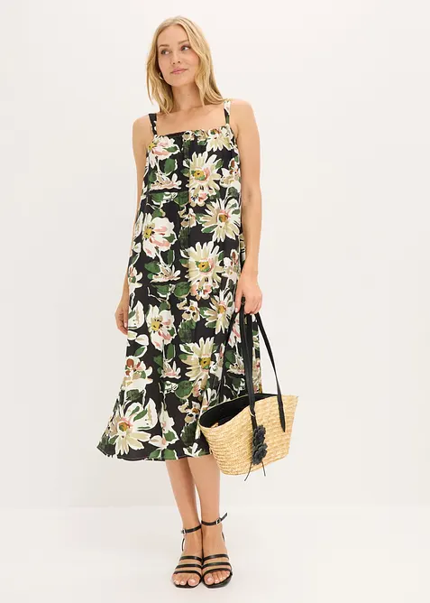 Midikleid aus softem Viskose-Mix, bonprix