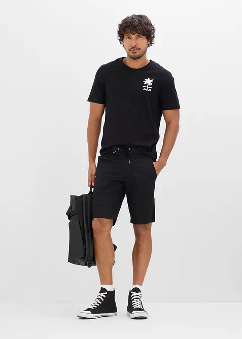 Bermuda extensible &agrave; taille &eacute;lastiqu&eacute;e, regular, bonprix