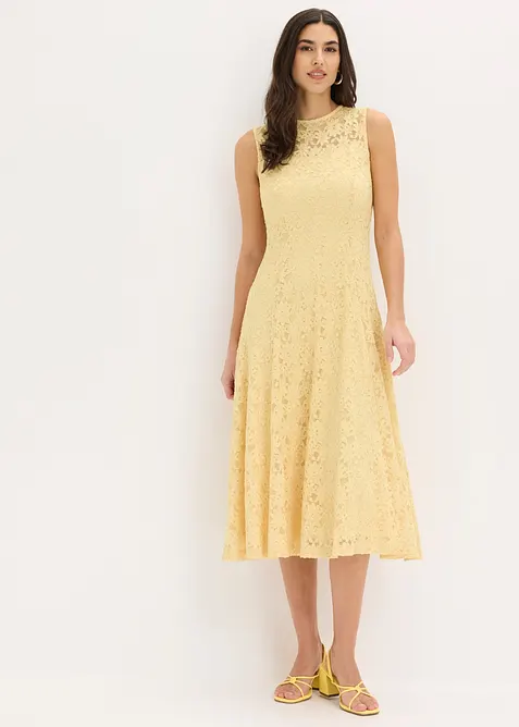Spitzenkleid in Midi-L&auml;nge, bonprix