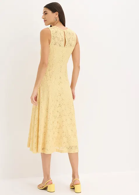 Spitzenkleid in Midi-L&auml;nge, bonprix