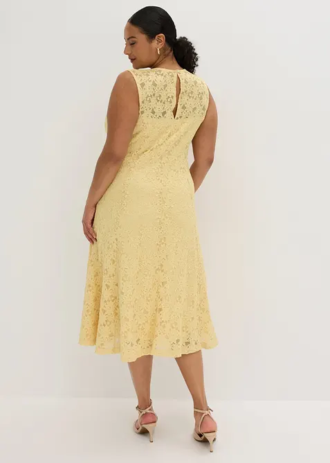 Spitzenkleid in Midi-L&auml;nge, bonprix