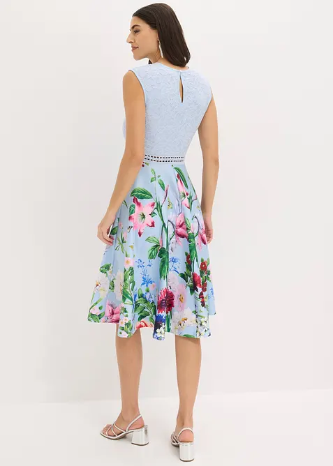 Midikleid mit Spitze, bonprix