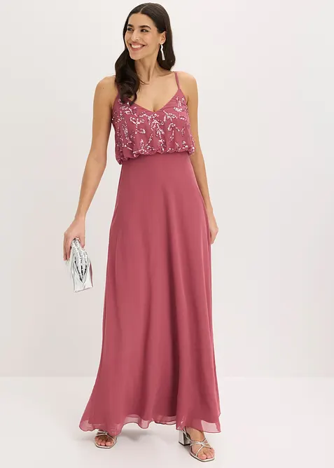 Abendkleid mit Paillettenstickerei, bonprix
