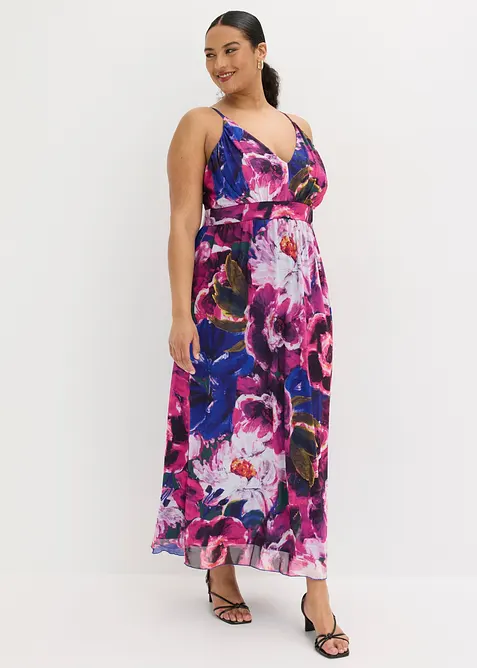 Robe &agrave; bretelles en mesh, bonprix