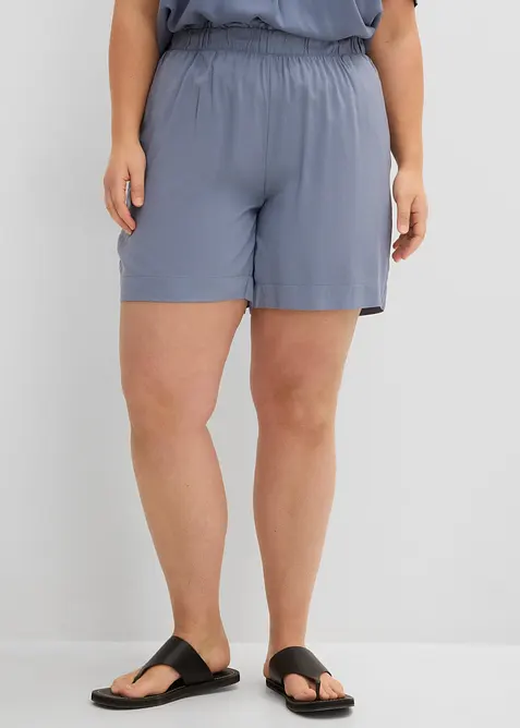 Short en viscose &agrave; taille &eacute;lastiqu&eacute;e, bonprix