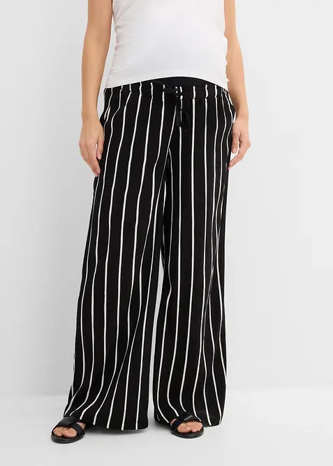 Weite Umstandshose aus Viscose-Crepe, bonprix