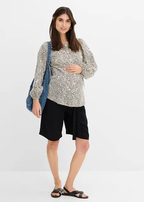 Leichte Umstandsbermuda aus Viskose, Loose Fit, bonprix
