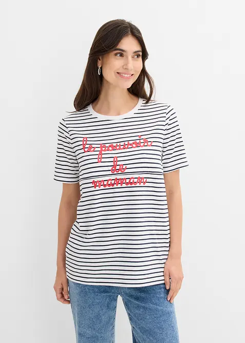 T-shirt de grossesse et d&rsquo;allaitement en coton, bonprix