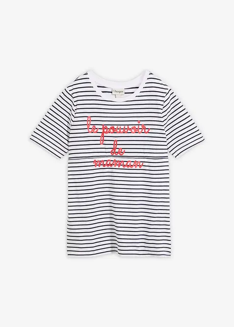 T-shirt de grossesse et d&rsquo;allaitement en coton, bonprix