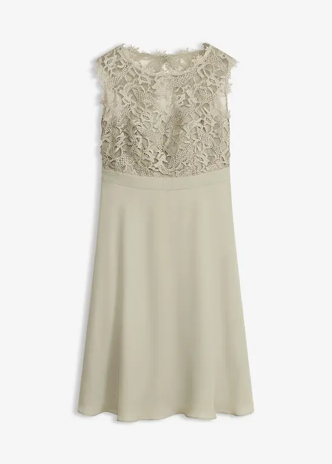 Minikleid mit Spitze, bonprix