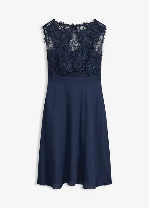 Minikleid mit Spitze, bonprix