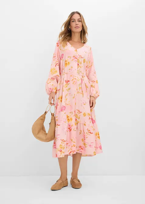 Midikleid aus softem Viskose-Mix, bonprix