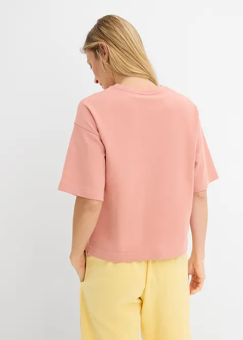 Boxy-Shirt aus schwerer Bio-Baumwolle, bonprix