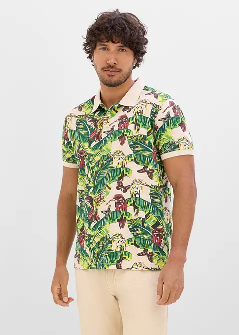 Poloshirt aus reiner Bio-Baumwolle, Kurzarm, bonprix