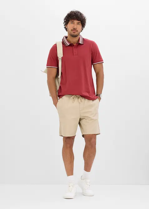 Piqu&eacute;-Poloshirt aus reiner Bio-Baumwolle, bonprix