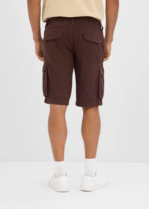 Leichte Jeans-Bermuda mit Dehnbund aus colored Denim, Relaxed Fit, bonprix