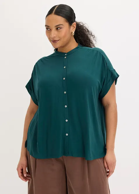 Shirtbluse aus softem Viskose Mix, bonprix