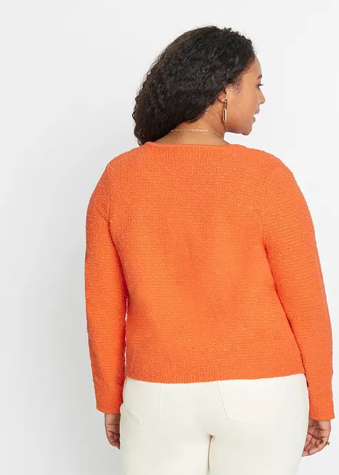 Boucl&eacute; Strickjacke, bonprix
