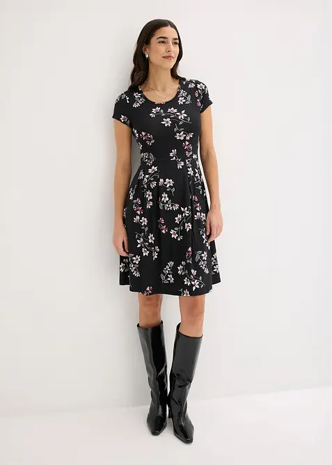 Jerseykleid aus Viskose-Mix, bonprix