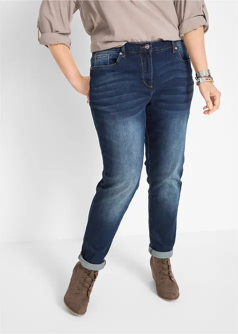 Boyfriend Jeans Mid Waist, Stretch, bonprix