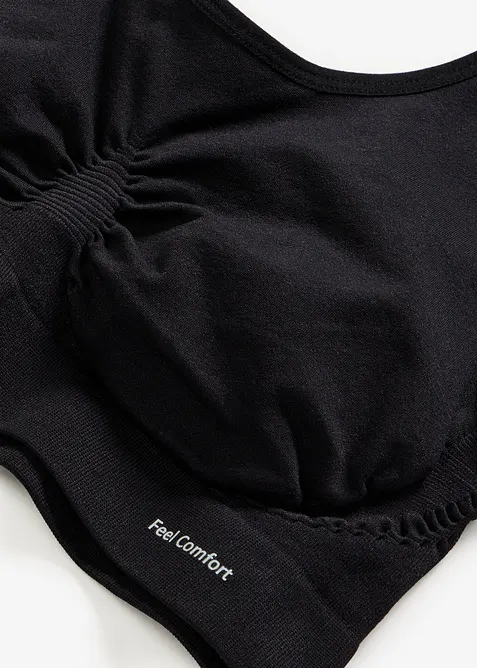 Feel Comfort Seamless Bustier (2er Pack), bonprix