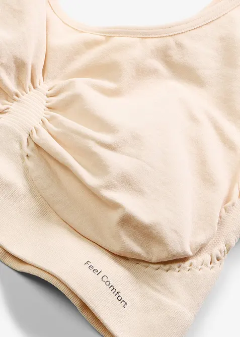 Feel Comfort Seamless Bustier (2er Pack), bonprix