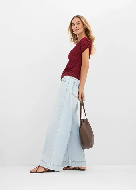 Spitzenshirt, bonprix