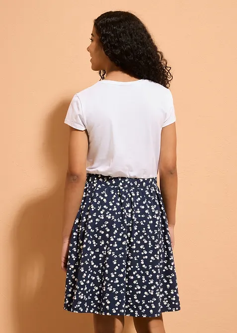 Jerseykleid aus elastischem Bio-Baumwoll-Mix, bonprix