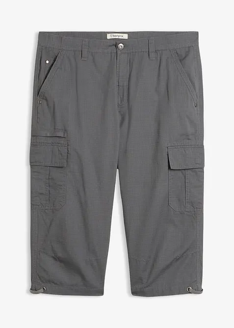 Cargo-Long-Bermuda aus reiner Baumwolle in Regular Fit, bonprix