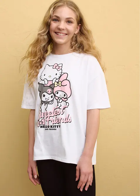 T-shirt oversize Hello Kitty 100% coton, Hello Kitty