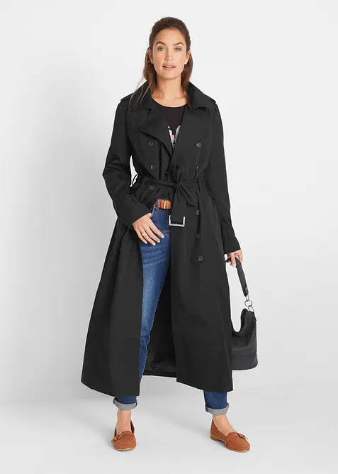 Long-Trenchcoat mit Tailleng&uuml;rtel, bonprix