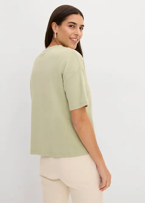 Lockeres T-Shirt aus reiner Baumwolle, bonprix