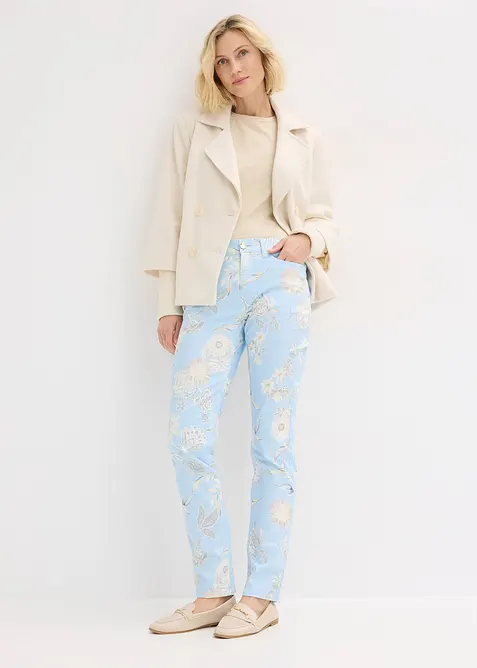 Stretch-Hose mit Druck, bonprix