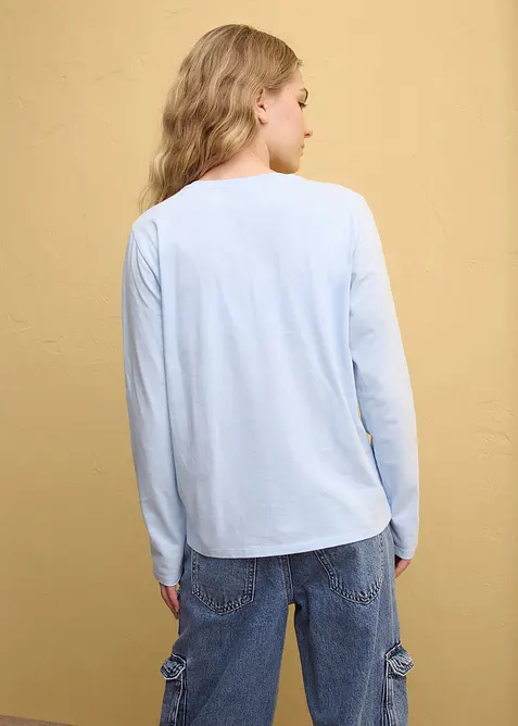 Hello Kitty Langarmshirt aus reiner Baumwolle, Hello Kitty