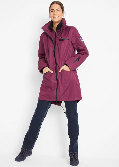 Parka de mi-saison imperm&eacute;able &agrave; capuche, style 2-en-1, bonprix