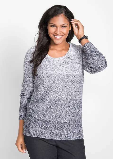 Grobstrick-Pullover mit Farbverlauf, bonprix