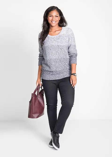 Grobstrick-Pullover mit Farbverlauf, bonprix