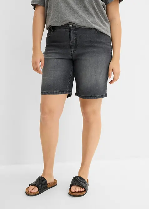 Jeans-Bermuda Mid Waist, bonprix