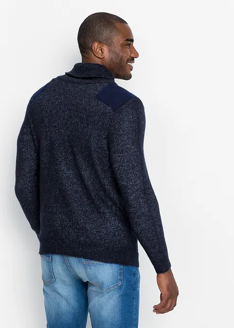 Feinstrickpullover mit Schalkragen, bonprix