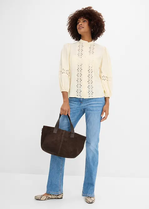 Straight-Jeans Mid Waist, Bequembund, bonprix