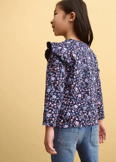 Langarmshirt aus reiner Bio-Baumwolle (3er Pack), bonprix