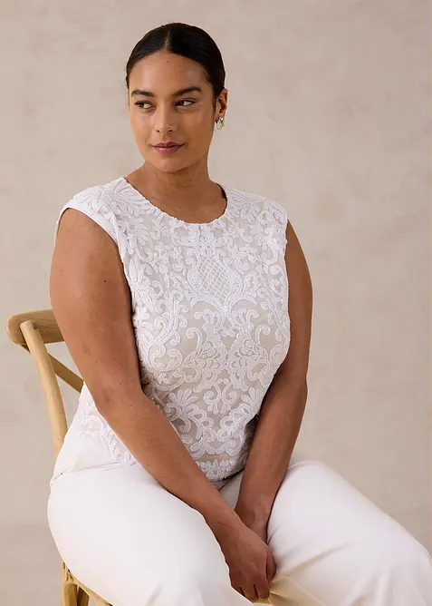 Pailletten-Top, bonprix