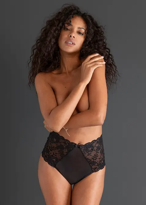 String taille haute et ouvert avec cha&icirc;ne amovible, bonprix