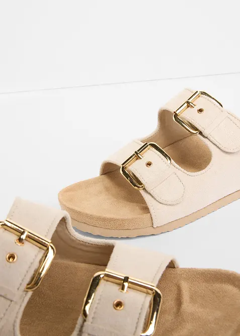 Mules avec boucles, bonprix